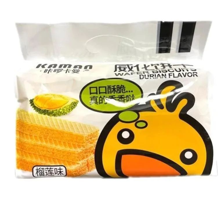 咔囉卡曼 榴蓮味 威化餅干 