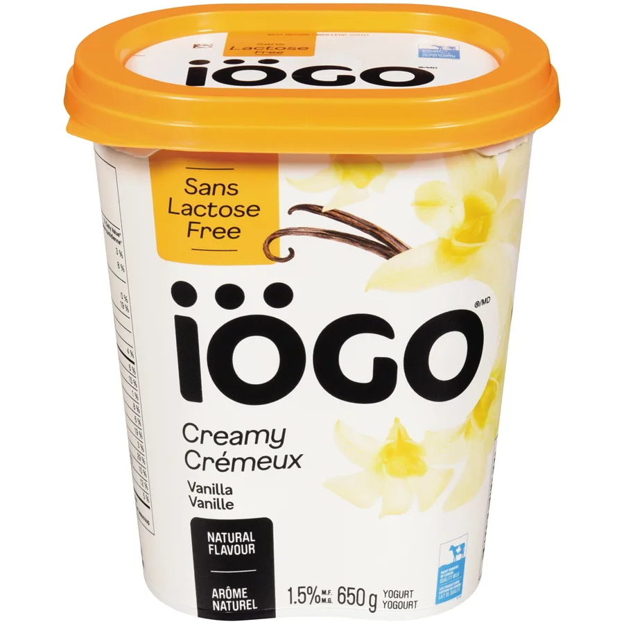 IOGO Lactose Free Yogurt, Vanilla | Superwafer - Online Supermarket