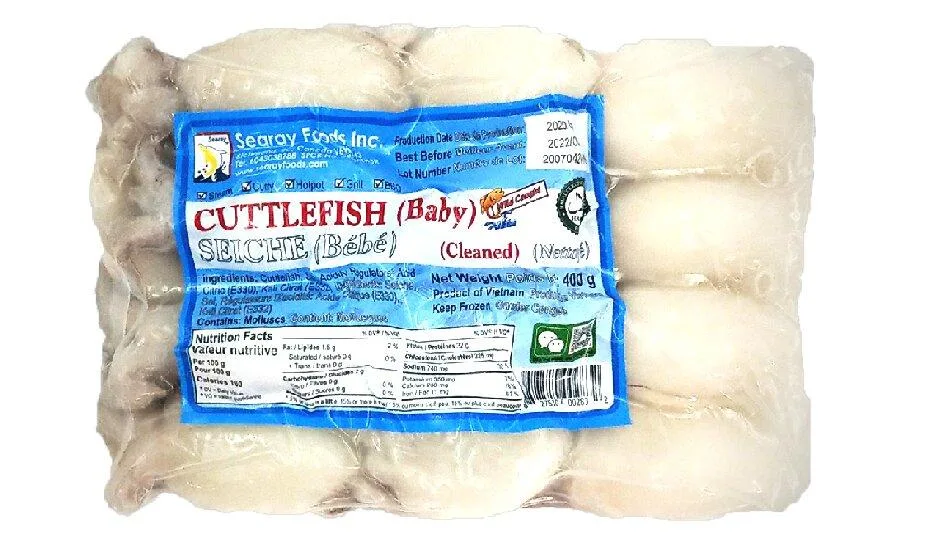 Searay Cuttlefish Whole Cleaned