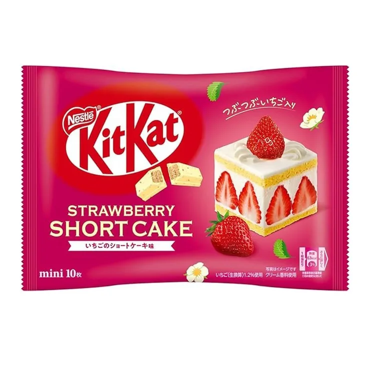 KitKat strawberry shortcake chocolate wafer