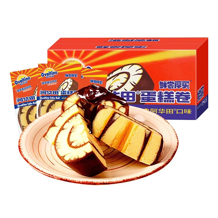 阿华田蛋糕卷