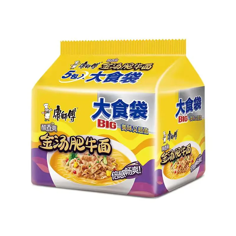 康師傅 大食袋 酸爽金湯肥牛面