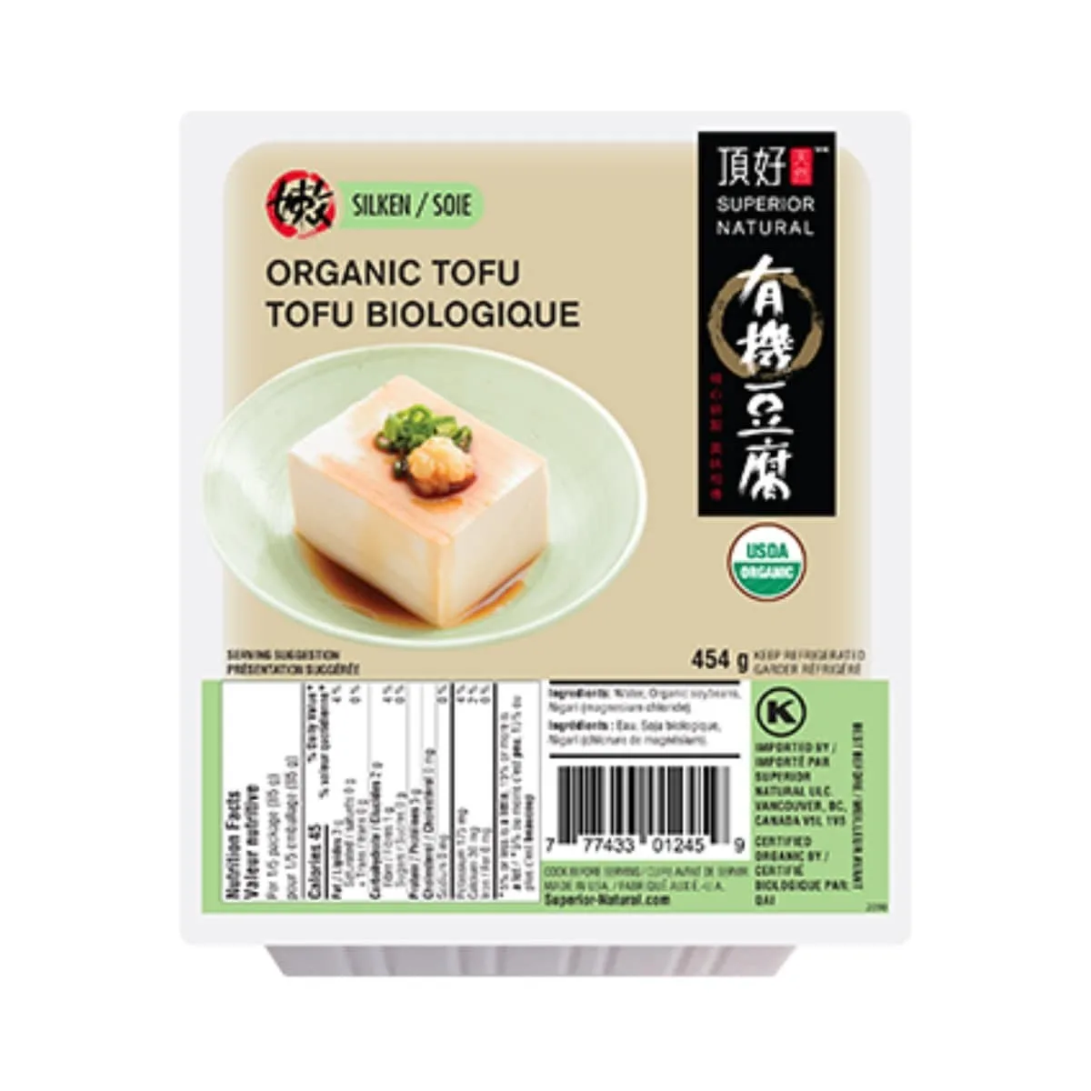 頂好有機豆腐（嫩豆腐）