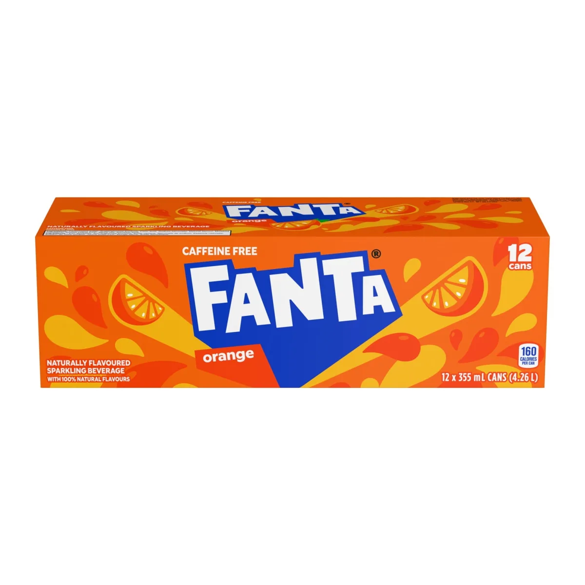 Fanta 12 Cans Box (Orange）