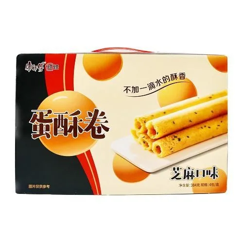康師傅芝麻味蛋酥卷