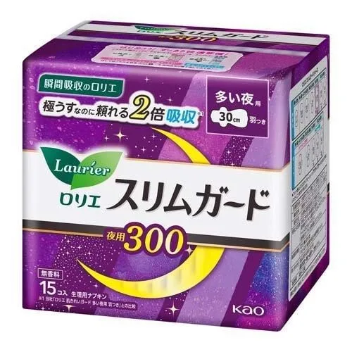 花王樂而雅纖體護翼夜用衛生巾30cm