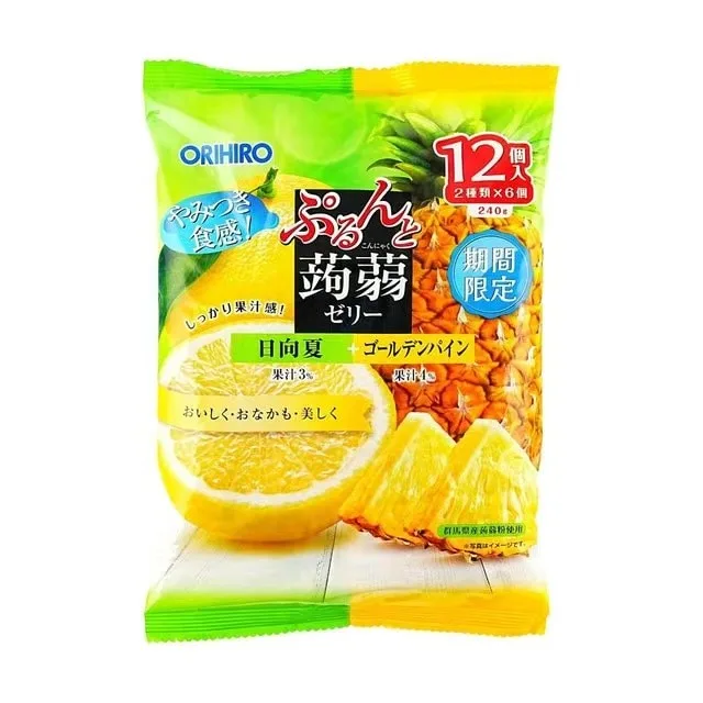日本蒟蒻果凍（日向夏橙+黃金菠蘿）