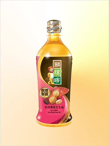 獅球嘜 初榨濃香花生油（中瓶）