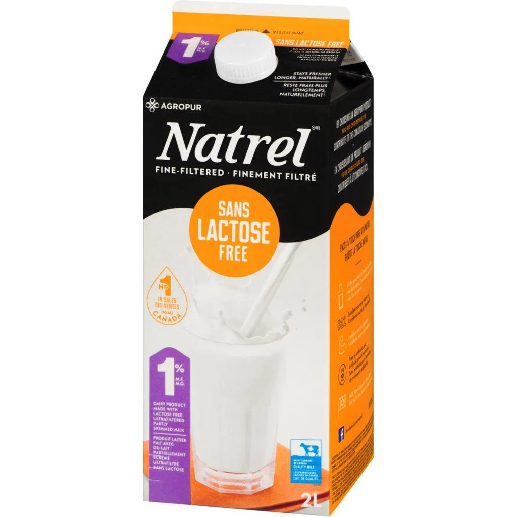 NATREL 脫乳糖牛奶 1% 2L