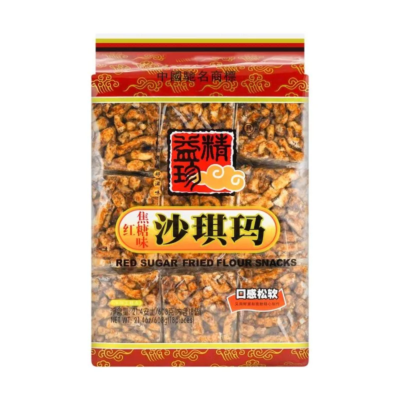 精益珍 沙琪瑪 (紅焦糖味) (大袋)