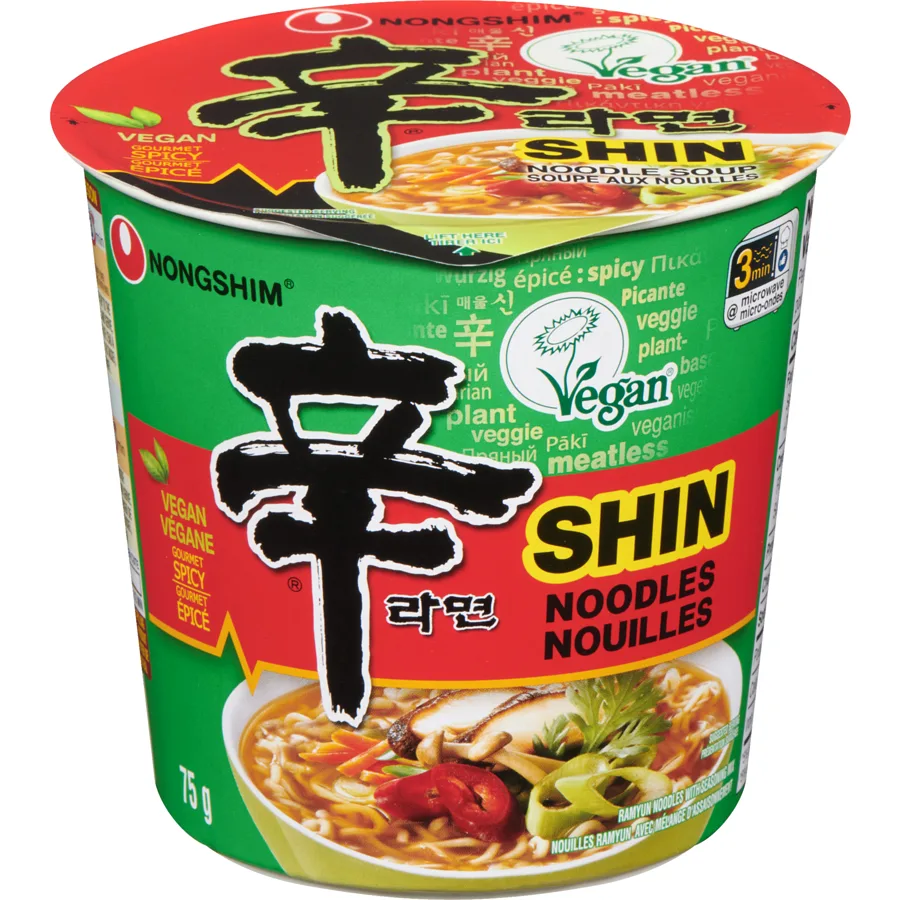 农心素食辛拉面