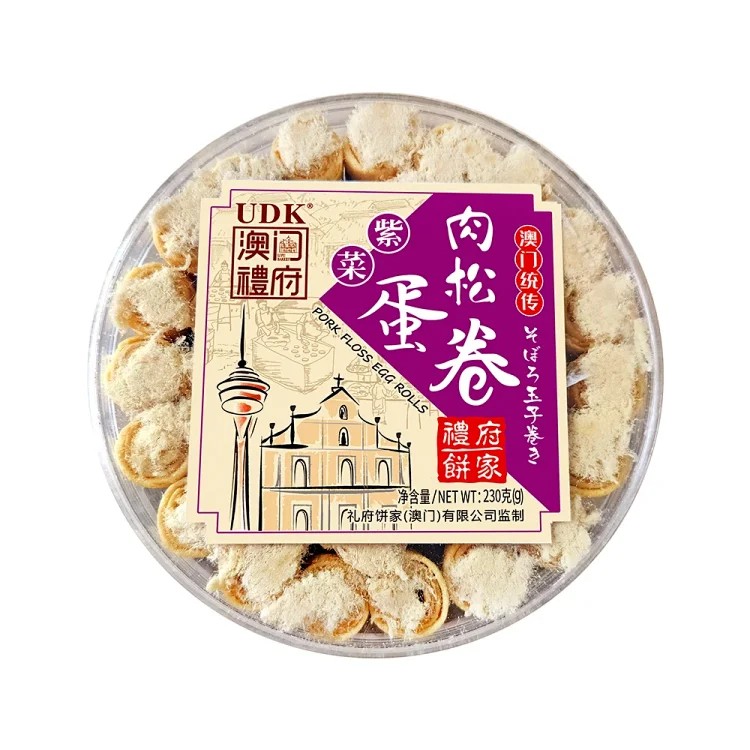 pork floss egg roll
