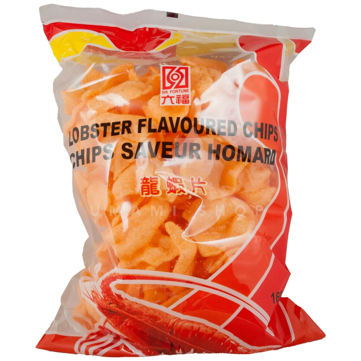 six fortune lobster flavor chips