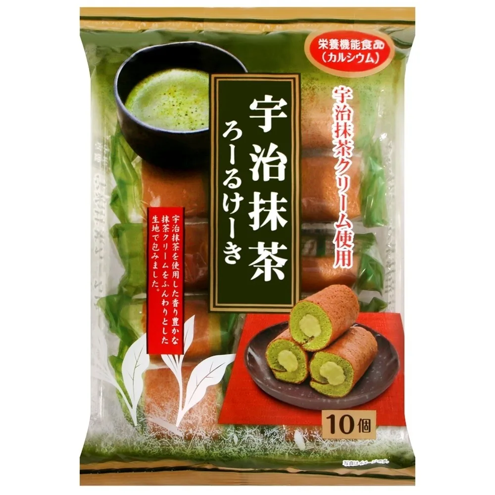 Yamaguchi matcha cream roll cake