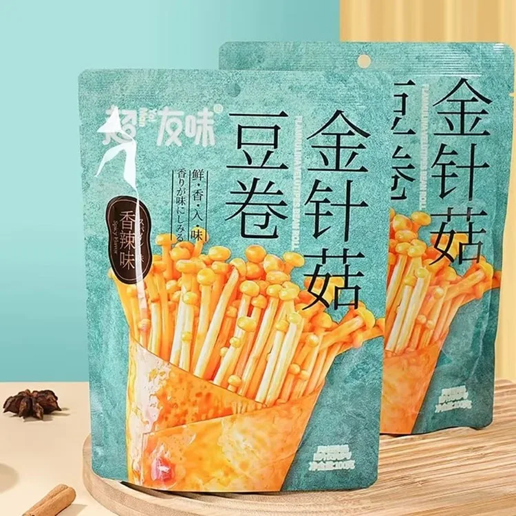 超友味香辣味金針菇豆卷