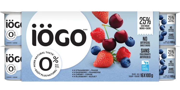 IOGO 草莓,櫻桃,藍莓,覆盆子酸奶