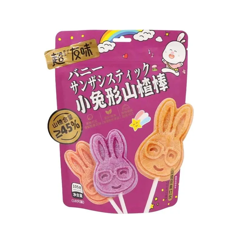 YO MAN Rabbit Shaped Hawthorn Sticks Mixed Flavor