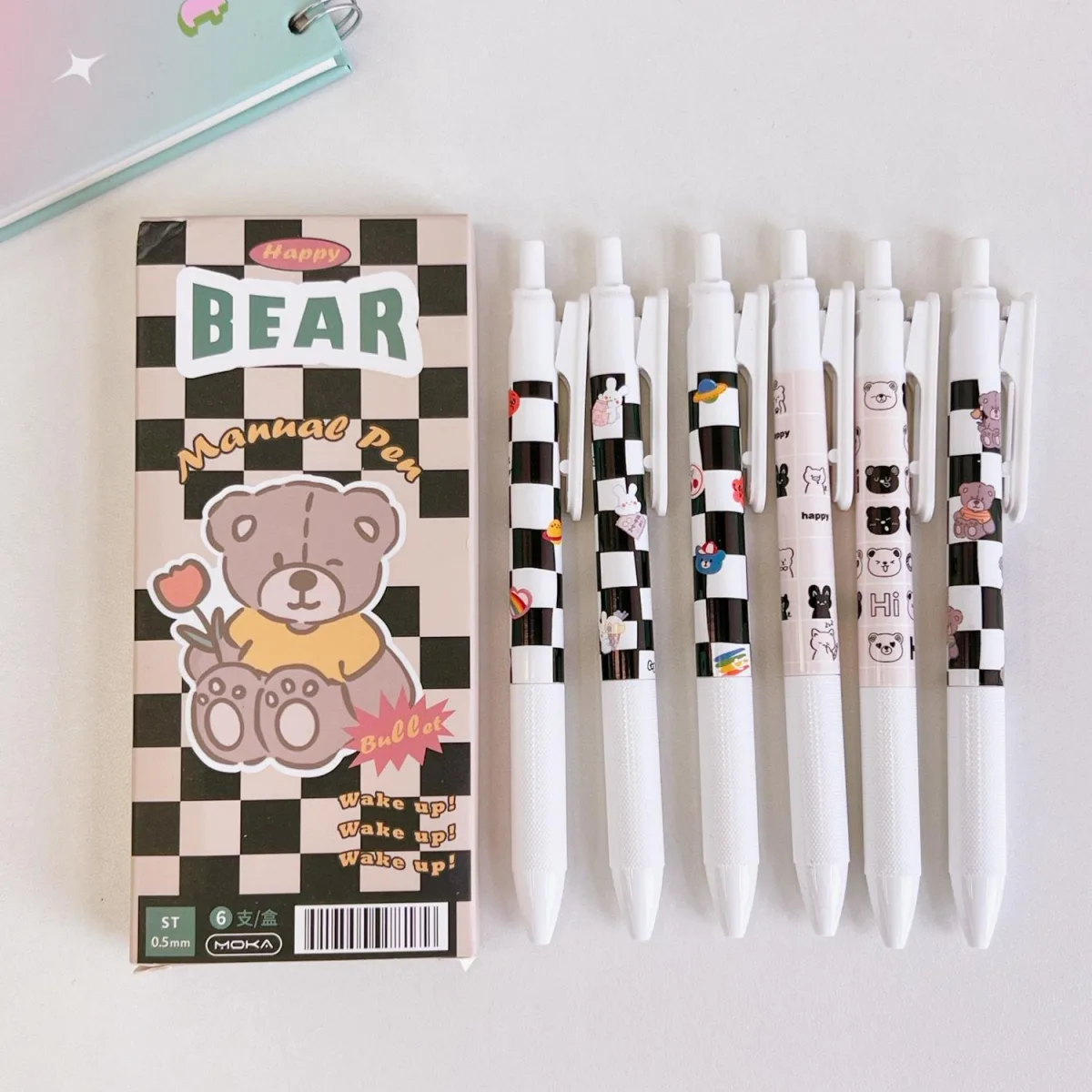 checkerboard-bear-pen