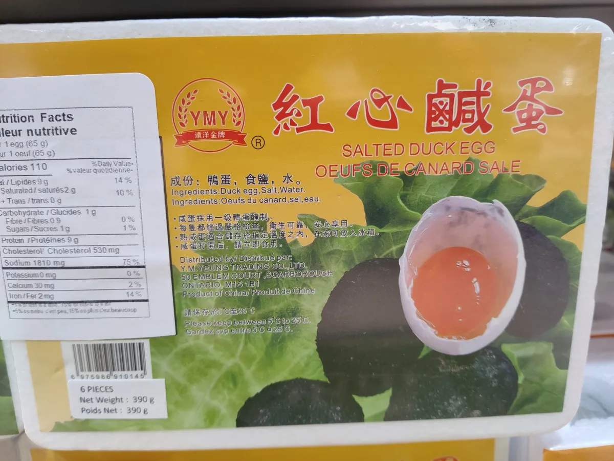 YMY salted duck egg