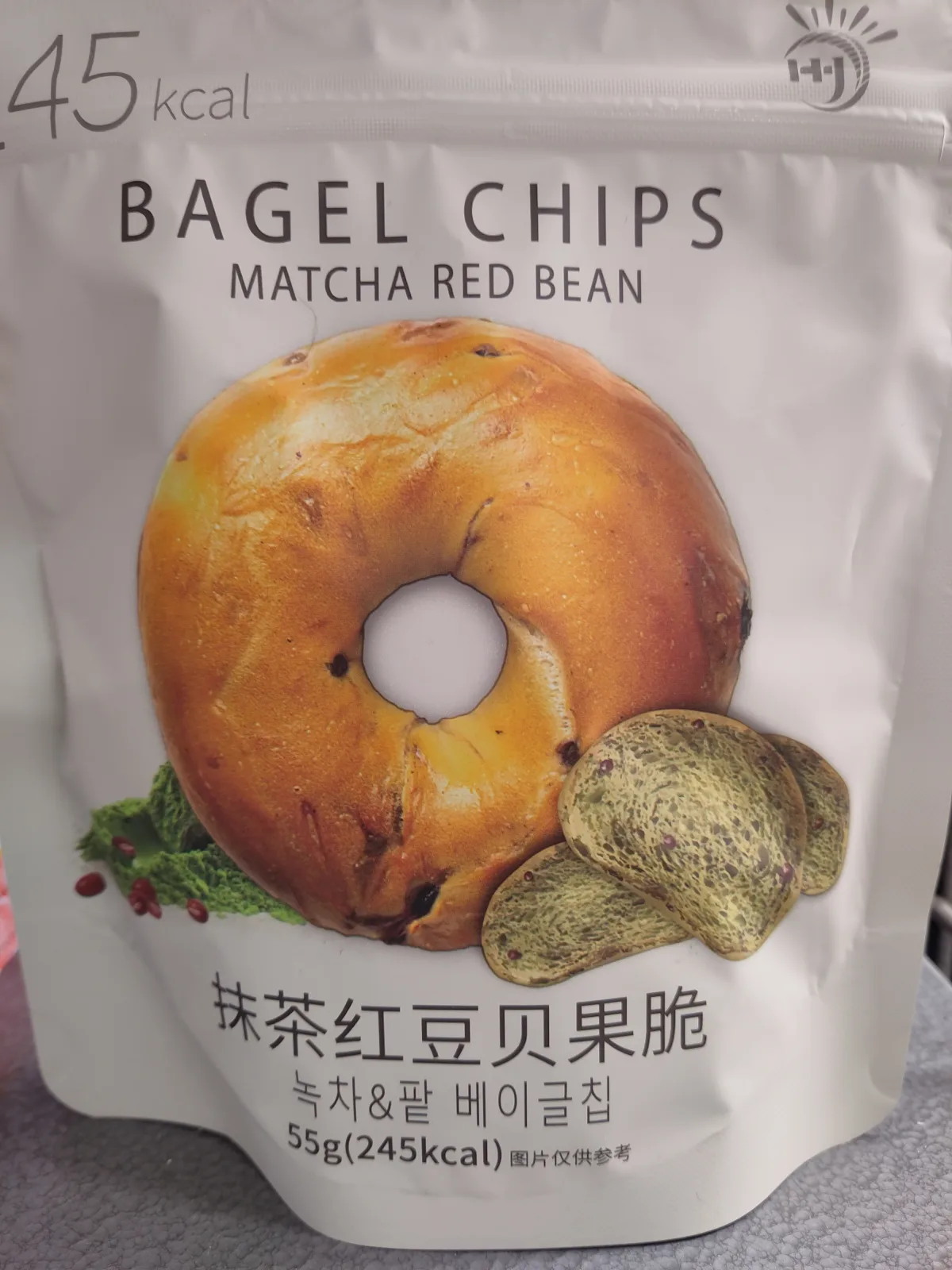 抹茶红豆贝果脆