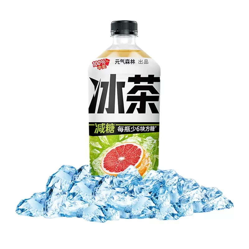 元氣森林減糖冰茶（葡萄柚綠茶）
