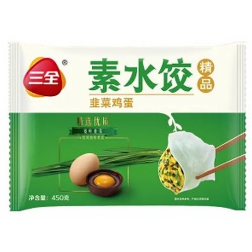 三全 素水餃系列 韭菜雞蛋水餃