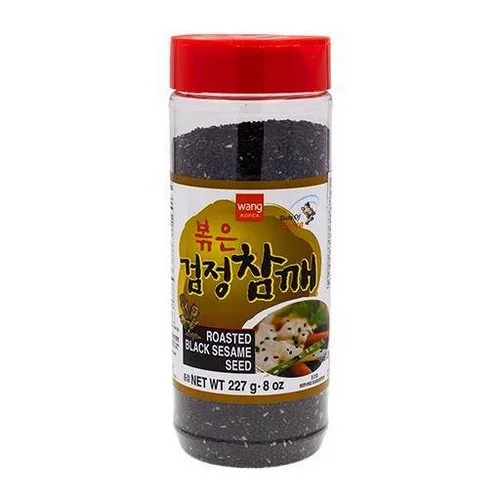 王牌 熟黑芝麻粒【黑】/Wang Roasted Black Sesame Seeds 227G