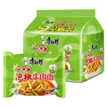 康师傅泡椒牛肉面