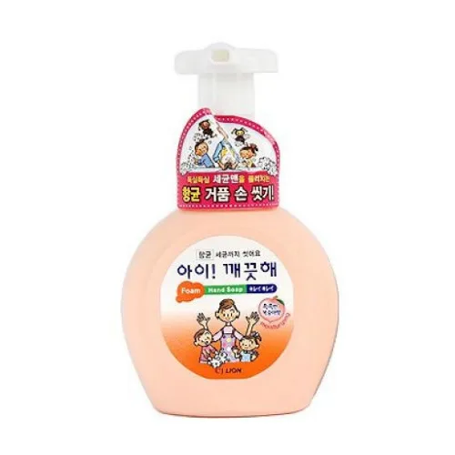 Lion King Kirei Kirei Antibacterial Effect 99.9% Foam Cleansing Hand Soap Peach Flavor