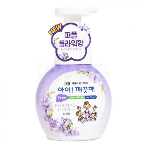 Lion King Kirei Kirei Family Foaming Cleansing Hand Wash Rose Violet Purple