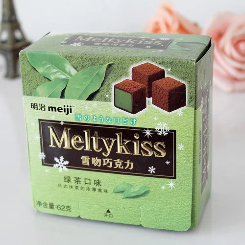 Meiji明治(冬日限定) 雪吻夹心巧克力 抹茶味