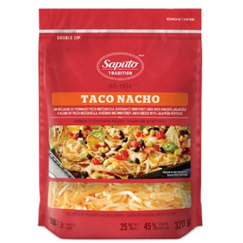 Saputo Taco Nacho Cheese Mixed And Shredded