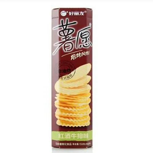 Orion 好麗友 薯願 非油炸薯片 [紅酒牛排味]