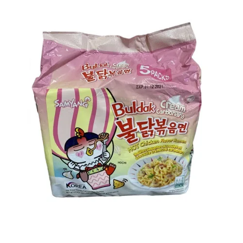 Samyang Samyang Spicy Turkey Noodle Cream Mixed With Flour Cream Bag 5pk