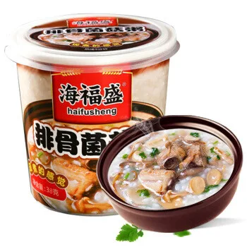 海福盛排骨菌菇粥