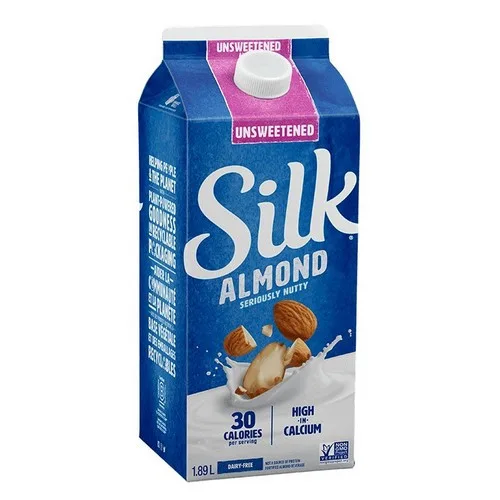 {Silk Almond} UNSWEETENED Beverage/無糖杏仁奶【藍盒粉標】