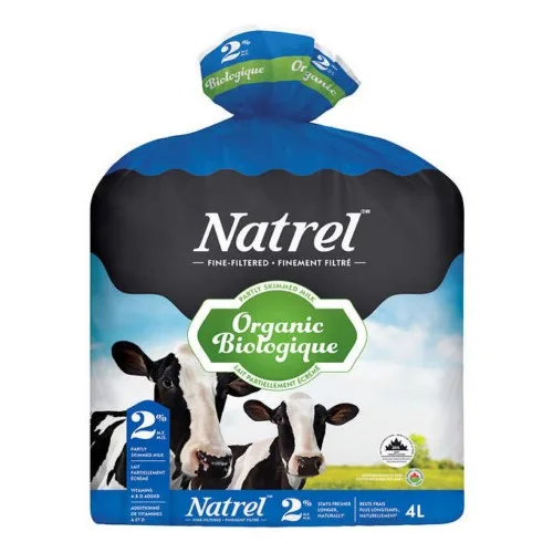 {4L 大袋裝}+【Organic】Natrel【有機牛奶】2% 4L 袋裝